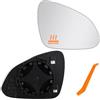 Koaudb Specchietto Retrovisore Destro Riscaldabile per Opel Insignia A 2008-2017 | per Opel Insignia A MK1 2008-2017 Lato Passeggero Vetro Specchio Retrovisore Auto Lato Convesso per 1426564