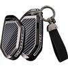 Rondrive Cover in metallo per chiave per KIA EV5 EV3 EV6 EV9 Electric Syros K4 Carnival 2025 Sorento Telluride 2024 Sportage 2026 portachiavi portachiavi accessori 4 pulsanti nero-5