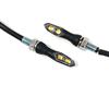 Alchemy Parts Indicatori LED moto Super Bright Micro Mini Frecce Piccolo Discreto Cafe Racers Scrambler