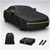 RDKJQQ Telo Auto Sole per Audi A3 Sportback 8Y 2020-2024 | Telo Copriauto tessuto 210D, con cerniera laterale, impermeabile, protezione UV, antivento, antipolvere, antigraffio
