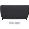 Wjwftcmk Accessori Rifiniture Interne Auto Copertura Per Tasca Portaoggetti Dello Schienale Del Sedile Posteriore Dell'auto Per BMW Per Serie 5/7/GT Per F10 Per F11 2009-2013(A Black)