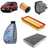 OP Kit tagliando 4 filtri + 4L olio 5W-30 Q8 compatibile con Citroen c3 picasso 1.6 HDI Gasolio 2009-2015