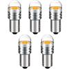 SOFOC BAW9S HY21W 12V 2W Lampadina LED Bianco Caldo 3000K per Freccia & Luce laterale Luce retromarcia Luce di posizione Fendinebbia anteriore 5 Pezzi