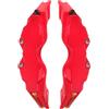 iplusmile Copri Pinza Freno Decorativo Auto Rosso ABS 1 Paio | Coperture Protettive per Pinze, Installazione Rapida senza Attrezzi, per Auto Sportive e Tuning