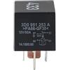 Generico FSFYUK 3D0951253A Relè di potenza accessori 12V #433 Relè di avviamento Metallo nero per 2006-2011 per Golf 1986-1992 1 pz