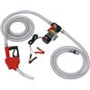 XYCHAO Pompa Diesel 12 V 200 W 45 L/min Autoadescante Pistola Tubo 4 m | 12 V, 200 W, 45 L/min, 3600 RPM, autoadescante, aspirazione 5 m, scarico 10 m, pistola autosigillante, tubi 2 m, 4 m