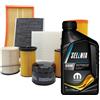kW&HP KIT TAGLIANDO 3 FILTRI + 5LT OLIO MULTIPOWER 5W40 DOBLO (223) 1.6
