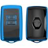 Ruiya Compatibile con 2018-2026 2027 Dacia Duster 3 Duster 2 | Dacia Bigster Cover Chiavi auto Chiave in TPU Portachiavi Cover per Chiavi Ricambio Coprichiave Duster Accessori , Blu-Con fori