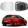 TUTTO PER QUATTRO, Vetro Specchietto Retrovisore Destro Per Alfa Romeo 159 (939) 2005-2012, Mito (955) 2008-2018, Termico