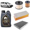 OP Kit tagliando 4 filtri + 6L olio 5W-30 IPC C2 compatibile con Citroen jumpy ii 2.0 HDI 120 Gasolio 2007-2016
