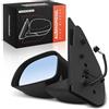Frankberg Specchietto retrovisore esterno elettrico sinistro a 5 Poli | &-Riscaldato; Compatibile con: Panda 312 319 ,Panda Van 312 519