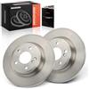 Frankberg 2 dischi freno posteriori pieni Ø295mm 2464230112 A2464230112 | Compatibile con: Classe B W245, Classe A W176, CLA Shooting Brake X117, CLA Coupé C117, Classe B W242 W246, Classe GLA X156