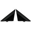 YSFIFHSKFH Per FIAT Per 500 2012-2019 1SH17KX7AA 1SH16KX7AA 2 Pezzi A Forma Triangolo Specchietto Retrovisore Per Auto Bandiera Coperture Calotte Retrovisori Esterni(Nero lucido)