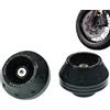 Generico Slider - Set Da 2 Crash Pad Moto | Protezione Anteriore In Lega Di | Alluminio | Paracolpi Ruota Per Scooter, E‑Bike, Veicoli Fuoristrada