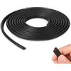 Adiwo Protezione per Bordi Auto, 3m Guarnizioni Salva Portiere Auto, Nero | Bordi Portiera Autoadesiva, Protezione a Forma di N, per Bordo Portiera Guarnizioni Auto per Porte, Cappe