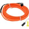 A ABSOPRO Cavo EL Wire LED Arancione 1 Pz Per Illuminazione Interna Auto | 2M Lunghezza, Materiale EL, Alimentazione 3V Batteria Box, Modalità Fissa, Sottile E Flessibile, Universale Per Auto.