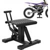 Caskunbsy Sollevatore per moto Dirt Bike Stand Lift Jack sollevatore regolabile in altezza con funzione di sollevamento idraulica per riparazione di bici elettriche di motocross