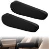 FinalCool 1 Paio di Copribraccioli Auto Universali in Tessuto Elastico, Accessorio per Sedile, Compatibile con Auto, SUV, Camion, Camper, Furgoni e Veicoli Commerciali, Nero
