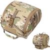 Generico Borsa Portacaschi Tattica - 11 Inch Borsa | Nylon 1000D - Zaino Porta Casco Con Doppia Apertura Zip E Fibbia Resistente, Cinghie Modulari, 23x15x28 Cm Per Outdoor E Viaggio