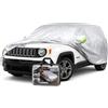 Esselle Parts Telo Copri Auto Copriauto per Jeep Renegade Dal 2019 Impermeabile Felpato
