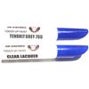 SD COLORS 12 ml Vernice Ritocco con Pennello e Vernice Trasparente - TENORIT Grey (755) - Compatibile con Mercedes - Riparazione di Graffi, Scheggiature e Verniciatura