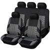 Gaoxianglin Copri sedili Auto per Chevrolet Captiva, Auto Set Completo di Coprisedili 5 Posti Universali,Antiscivolo Confortevole(Gray)