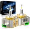SHINYY Lampadine D3S LED 360 Gradi, 2026 Nuovo 360° 35000LM Alta Potenza 6500K Bianca Fredda Lampade LED D3S per Fari Anabbaglianti e Abbaglianti Auto, Sostituiscono le Luci HID Originali, Pack da 2