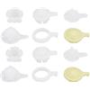 Be In Your Mind 2Sets Kit Boccole Linkage Tergicristallo 215tt12 Ln85 Bracci Collegamento Motore Bianco E Giallo