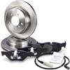 ENVA MADE FOR QUALITY BESTPRICE Set freni asse posteriore incl dischi freno Ø 300mm ventilati + pastiglie freno posteriori Compatibile con BMW Serie 1 (E81), 1 (E87), 3 (E90), 3 Cabrio (E93), 3 Coupé (E92), 3 Touring (E91)