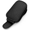 Cyberwork Supporto magnetico per occhiali da sole per auto, accessorio per auto, piccolo e pratico, durevole, in morbida pelle morbida, organizer per occhiali da sole