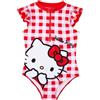 Get Trend Disney Stitch | Barbie | Hello Kitty Costume Intero Piscina Bambina con Cerniera, Costumi da Bagno Mare e Piscina, 5-14 Anni