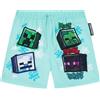 Get Trend Minecraft | Pokemon | Fortnite Costume da bagno per ragazzi, pantaloncini con rete, UPF 50, costume da bagno da spiaggia e piscina, 5-16 anni