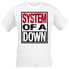 System Of A Down Triple Stack Box Uomo T-Shirt Bianco
