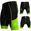 FT Fashion Track Fashion Track - Pantaloncini da ciclismo da uomo, imbottiti, per mountain bike, ad asciugatura rapida, traspiranti, con tasche, imbottitura Coolmax, taglie dalla S alla 2XL