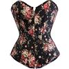 Josamogre Bustino Corsetto Corpino Top Fiori Corset Sexy Bustier Stringivita Vittoriano Donna Fantasy