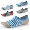 SEESILY Calzini Fantasmini Uomo Taglio Basso Anntiscivolo - Invisibili per Mocassini Scarpe Oxford da Barca Taglia EUR 39-45 5 Paia