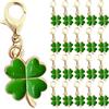 DEARMAMY Portachiavi a Forma di Fiora e Compatibilità Versatile Design Elegante 50 Pezzi in Lega Verde come Portafortuna per Chiavi e Borse, per Viaggi e Feste
