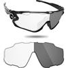 Fiskr Lenti polarizzate di ricambio compatibili con occhiali da sole Oakley Jawbreaker OO9290, resistenti agli urti e vestibilità perfetta
