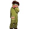HULG Silly Onesie. Tuta Intera Mostro Bocca Grande in Pile Corallo Morbido, per Adulti, Pigiama Divertente e Caldo per Feste di Compleanno e Carnevale