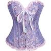 Sobzia Corsetto Donna Elegante:Bustino Shapewear Lingerie, Corsetto Stringivita Regolabile,Vintage Gotico Corsetti per Feste,Matrimonio,Halloween,Cosplay,Modellante e Confortevole XS-6XL