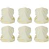 PATIKIL 6pz Collo Ghetta per Uomini e Donne per Ciclismo Corsa Beige | Traspirante Raffreddamento Faccia Copertura Sciarpa, Sole Protezione Esterno Faccia Collo Copertura