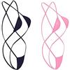 HNJZX Donna Costume da Bagno Micro Bikini Sexy Donna Sfoderata Bikini Mini Perizoma