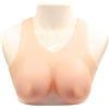 OBASDFD Seni Finti In Silicone Senza Pelle, Corazza Elasticizzata In Cotone For Travestiti