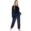 CityComfort Set Pigiama Donna Invernale in Pile, Pigiami con Cappuccio, 2 Pz Abbigliamento da Casa, Regalo Donna Adolescenti