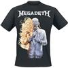 Megadeth Album 17 Cover Uomo T-Shirt Nero 100% Cotone Regular