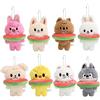 Roffatide 8pcs Kpop Stray peluche portachiavi set SKZOO portachiavi carino ciondolo ventilatore Merch regali per STAY