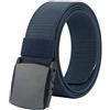 LionVII Cintura da uomo Tactical Military in nylon con fibbia in plastica, 130 cm