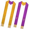 Generico Stola Clericale - 5,12X53,15 Pollici Stola Clericale Reversibile Con Ricamo, Da Chiesa Unisex Con Ricamo | Forniture Per La Chiesa Del Ministro Per Per Matrimoni, Battesimi, Fun