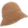 WRITWAA Cappello da Sole Donna a Secchiello in Carta Pieghevole Estivo | Ampia Falda, Design Traspirante e Leggero, Vestibilità Confortevole, Formato Portatile per Shopping, Famiglia e Vacanze