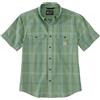 Carhartt Loose Fit Midweight Short-Sleeve Plaid Shirt Camicia a Quadri a Maniche Corte di Peso Medio Ampio Uomo (Pacco da 1)